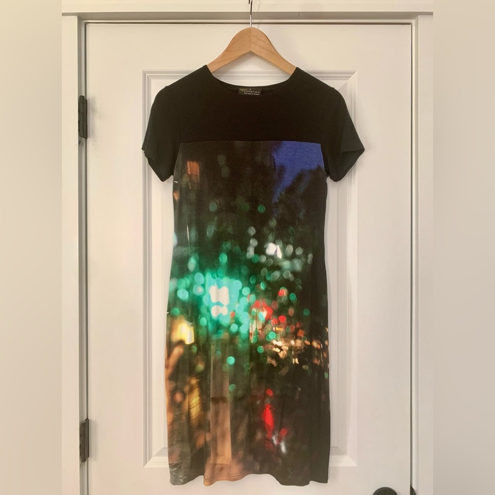 Agnès b. Prestige photo print dress, size 2.